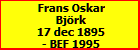 Frans Oskar Bjrk