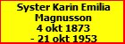 Syster Karin Emilia Magnusson