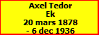 Axel Tedor Ek