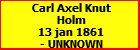 Carl Axel Knut Holm