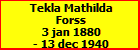 Tekla Mathilda Forss