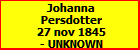 Johanna Persdotter