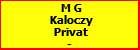 M G Kaloczy