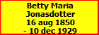 Betty Maria Jonasdotter