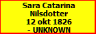 Sara Catarina Nilsdotter