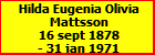 Hilda Eugenia Olivia Mattsson