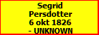 Segrid Persdotter