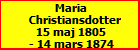 Maria Christiansdotter