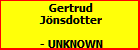 Gertrud Jnsdotter