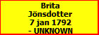 Brita Jnsdotter