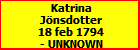 Katrina Jnsdotter