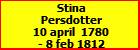 Stina Persdotter