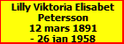 Lilly Viktoria Elisabet Petersson