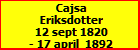 Cajsa Eriksdotter