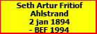 Seth Artur Fritiof Ahlstrand