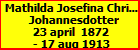 Mathilda Josefina Christina Johannesdotter