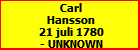 Carl Hansson