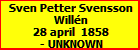 Sven Petter Svensson Willn