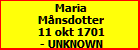 Maria Mnsdotter