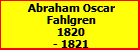 Abraham Oscar Fahlgren