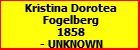 Kristina Dorotea Fogelberg