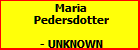 Maria Pedersdotter