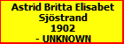 Astrid Britta Elisabet Sjstrand