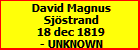 David Magnus Sjstrand