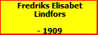 Fredriks Elisabet Lindfors