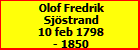 Olof Fredrik Sjstrand