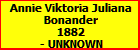 Annie Viktoria Juliana Bonander