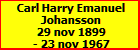 Carl Harry Emanuel Johansson