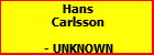 Hans Carlsson