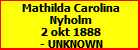 Mathilda Carolina Nyholm