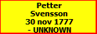 Petter Svensson