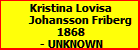 Kristina Lovisa Johansson Friberg