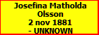 Josefina Matholda Olsson