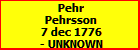 Pehr Pehrsson