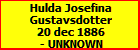 Hulda Josefina Gustavsdotter