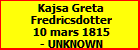 Kajsa Greta Fredricsdotter