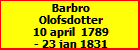 Barbro Olofsdotter