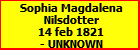 Sophia Magdalena Nilsdotter