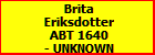 Brita Eriksdotter