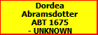 Dordea Abramsdotter