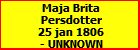 Maja Brita Persdotter