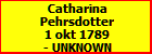 Catharina Pehrsdotter