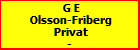 G E Olsson-Friberg