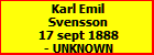 Karl Emil Svensson