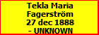 Tekla Maria Fagerstrm