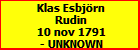 Klas Esbjrn Rudin